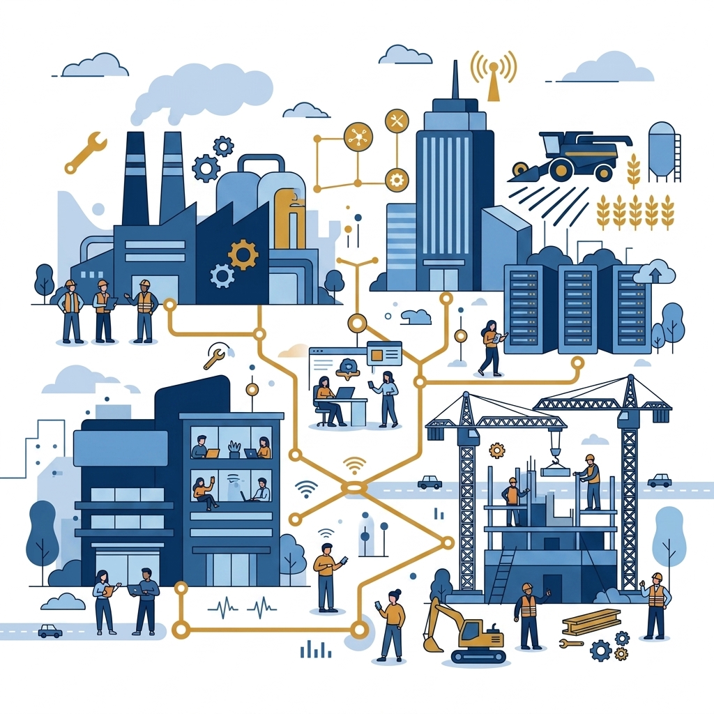 Vector Futuristic City